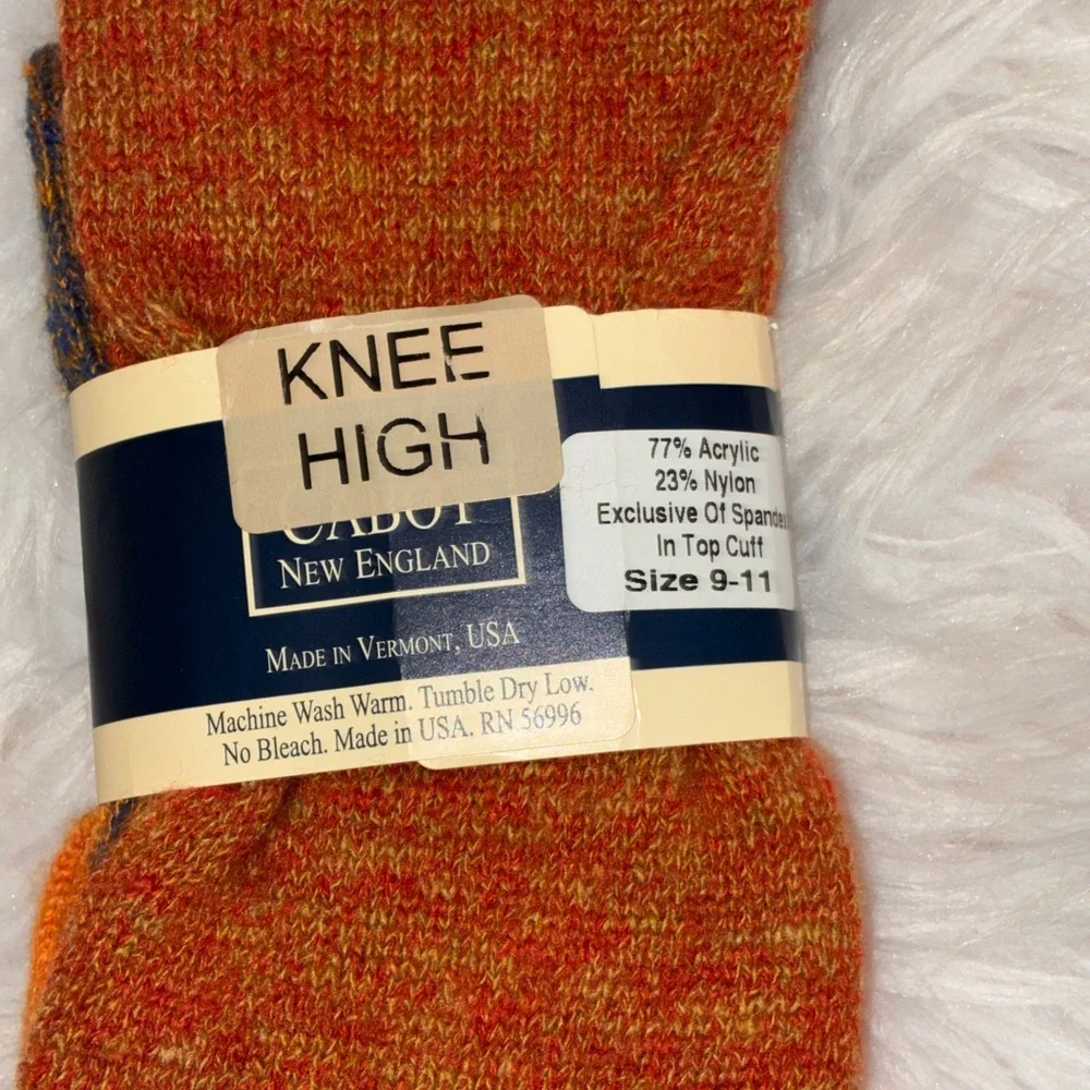 Cabot New England knee High socks. NWT